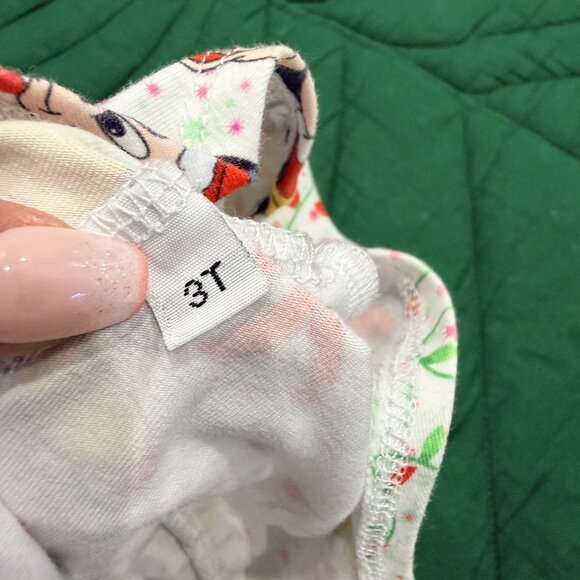 Raising Wilds 3T Disney Mickey Minnie Pluto Christmas Lights Twirl Dress - Picture 3 of 6